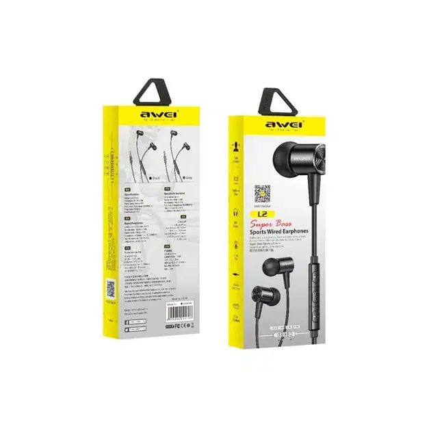 ecouteurs intra auriculaires filaires l2 awei