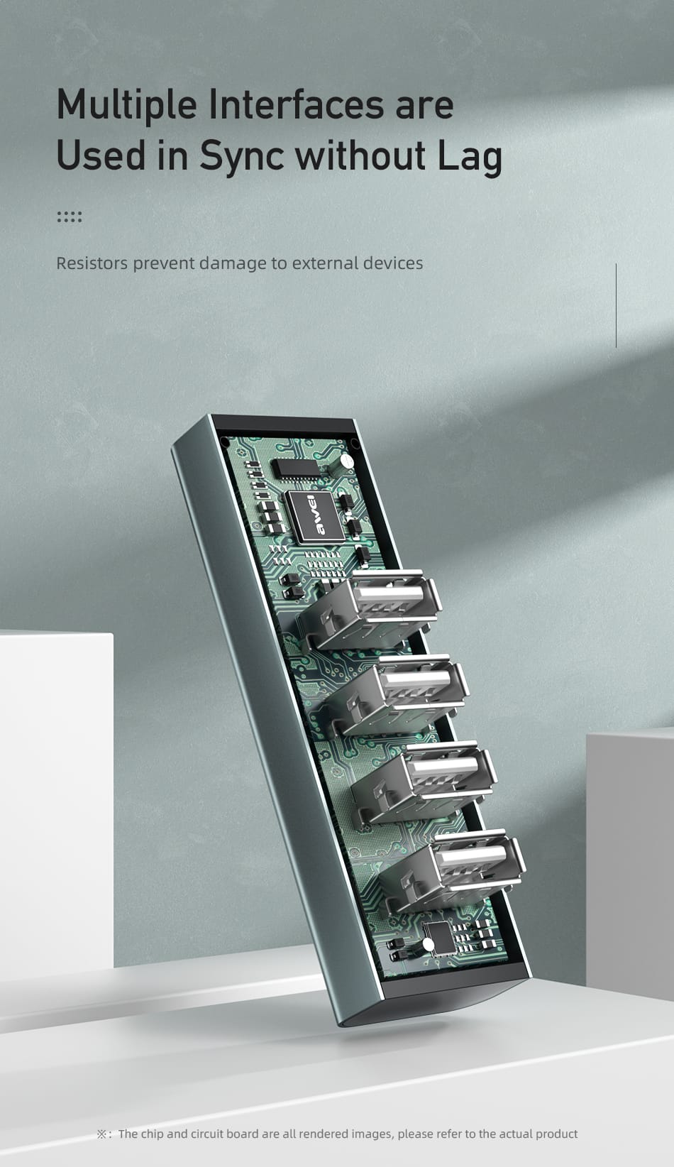hub usb awei cl 122