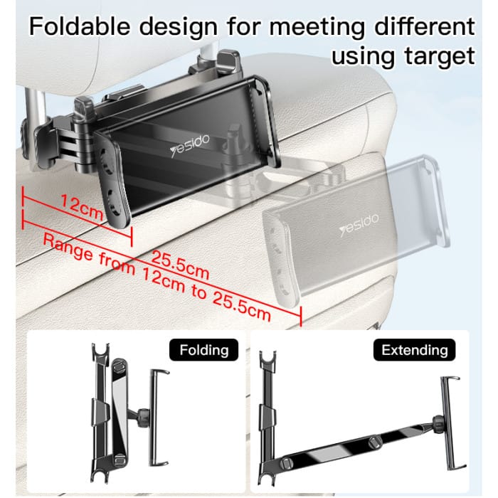 support de téléphone et tablette de voiture c117 yesido