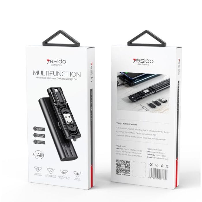 câble multi fonction 6 en 1 ca114 yesido
