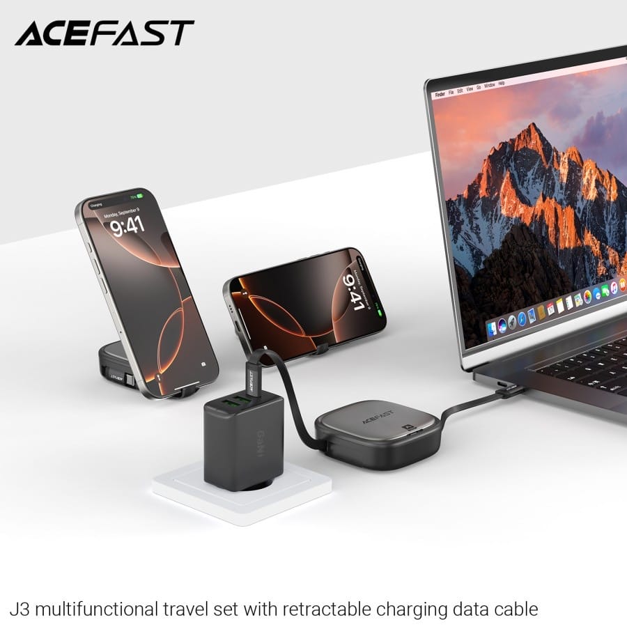 boite de câbles & adaptateurs multifonction 60w j3 acefast