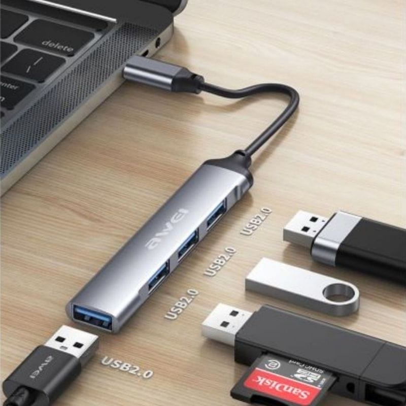 hub usb c cl 150t awei