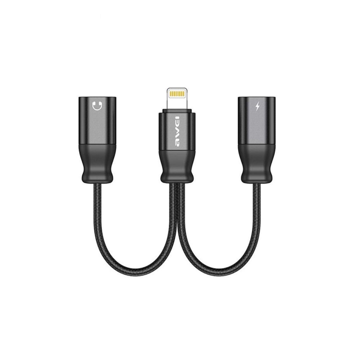 adaptateur lightning 2 en 1 cl 72 awei
