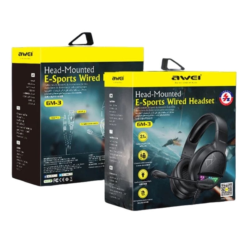 Casque de jeu filaire GM-3 AWEI