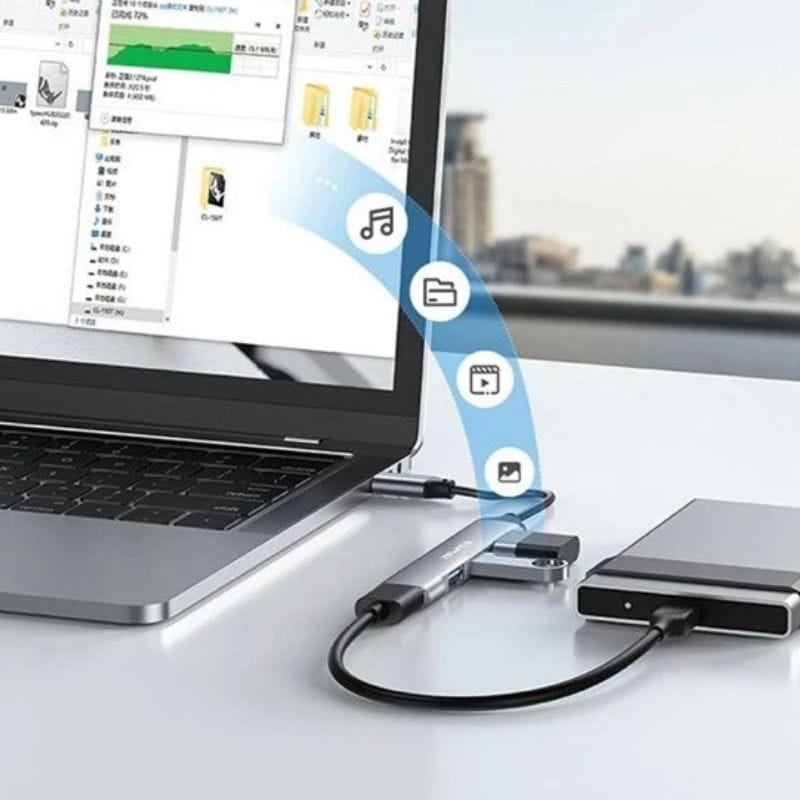 hub usb c cl 150t awei