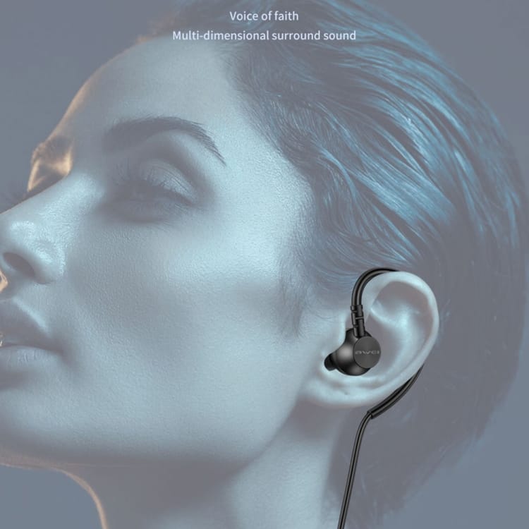 ecouteurs avec crochet d'oreille l3 awei