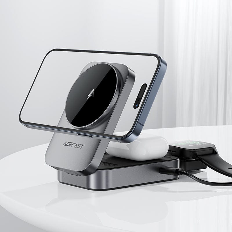 support et chargeur 3en1 e22 acefast