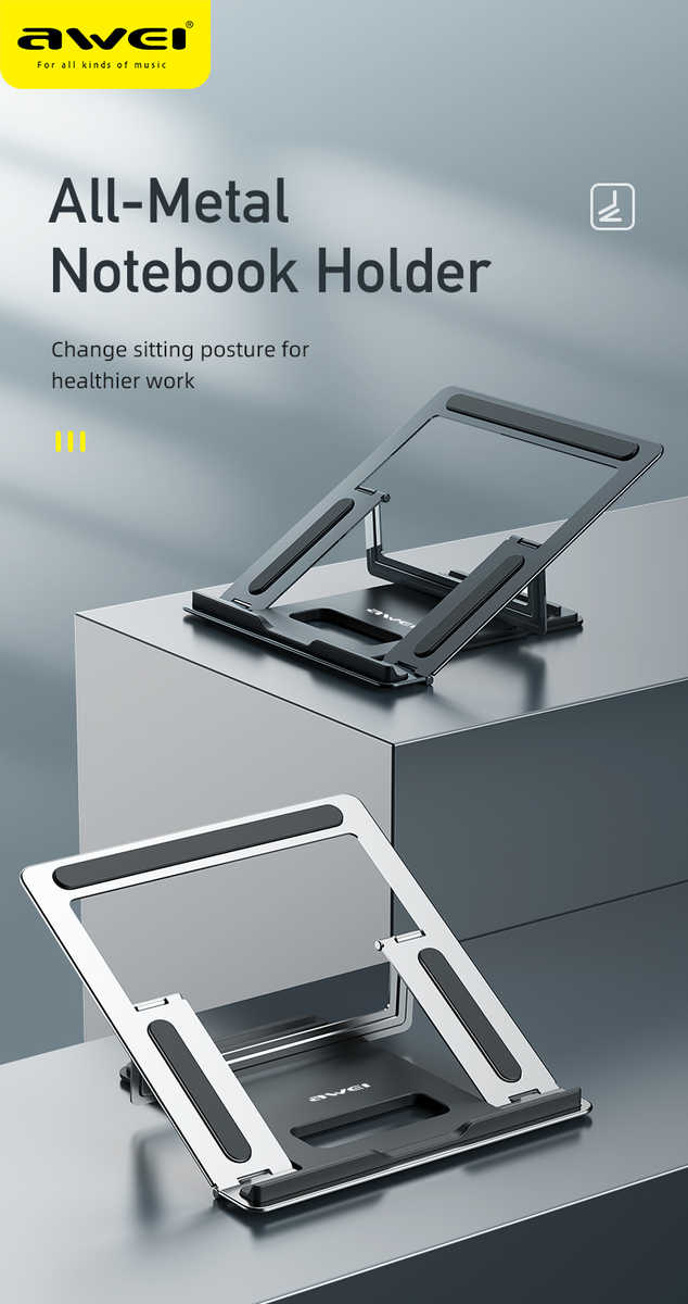 support d’ordinateur portable pliable x30 awei
