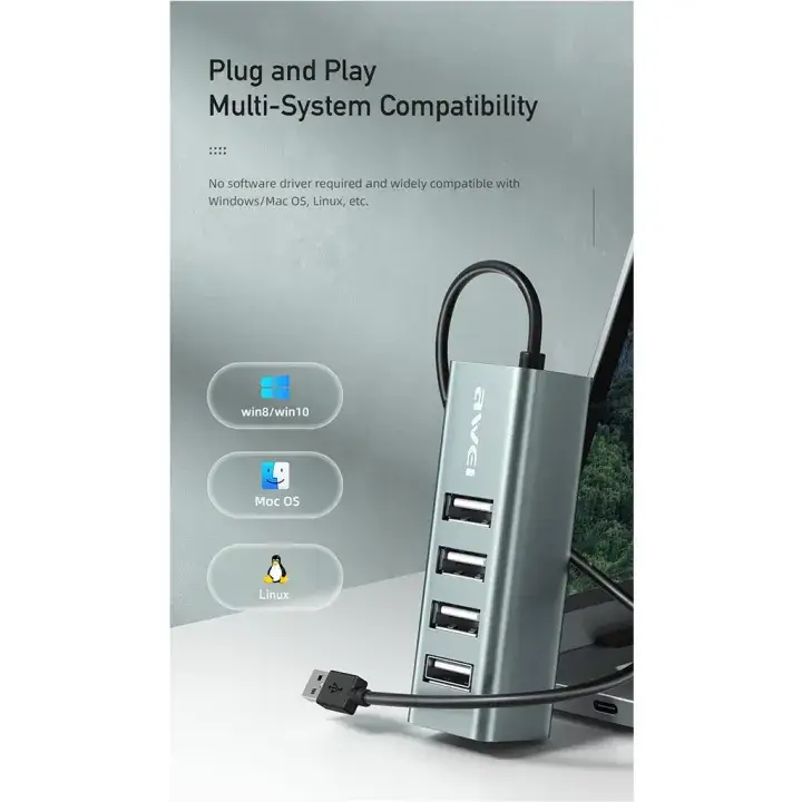 hub usb awei cl 122