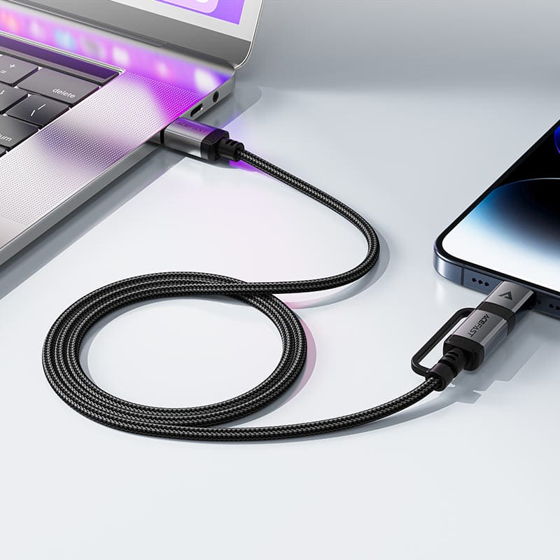 câble usb c vers lightning / usb c c20 01 acefast