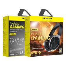 casque gaming bluetooth v5.0 avec microphone pliable a799bl