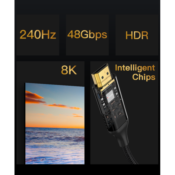 Câble HDMI 2.1 HM11 YESIDO – Image 2