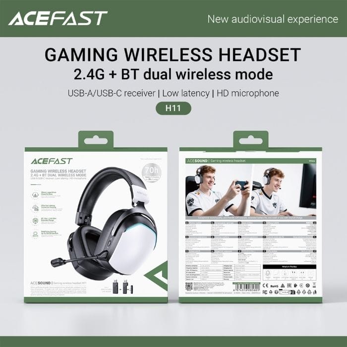 Casque de Jeu Sans Fil H11 ACEFAST – Image 5