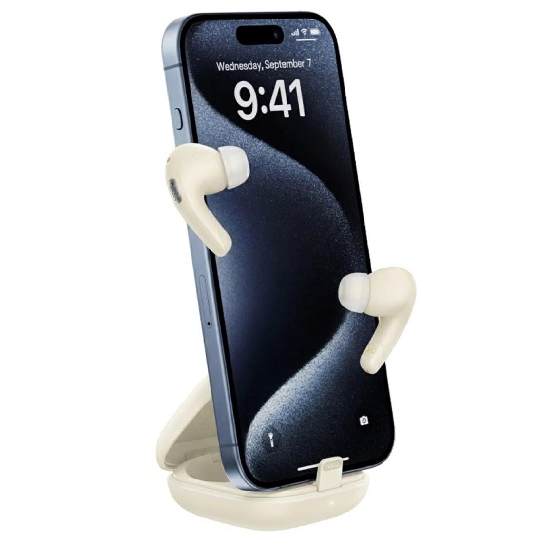 Ecouteurs sans fil avec support téléphone intégré W4 ACEFAST – Image 3