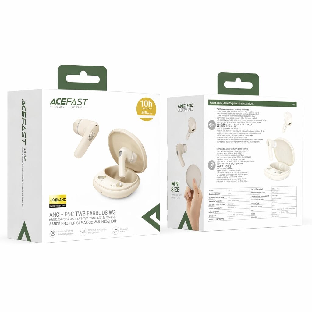 Ecouteurs sans fil ANC ENC W3 ACEFAST – Image 4