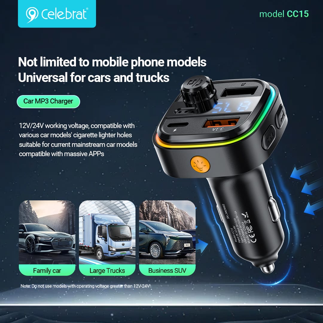 Chargeur de Voiture CC15 Celebrat