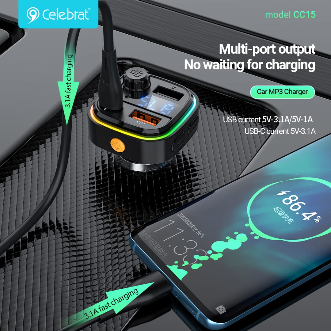 Chargeur de Voiture CC15 Celebrat