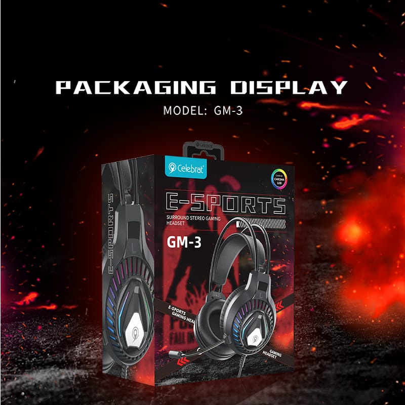 Casque de jeu professionnel GM-3 Celebrat