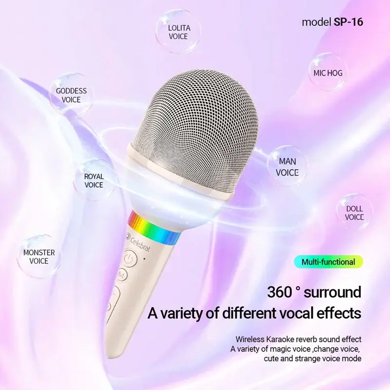 Micro Karaoke Sans Fil SP-16 CELEBRAT