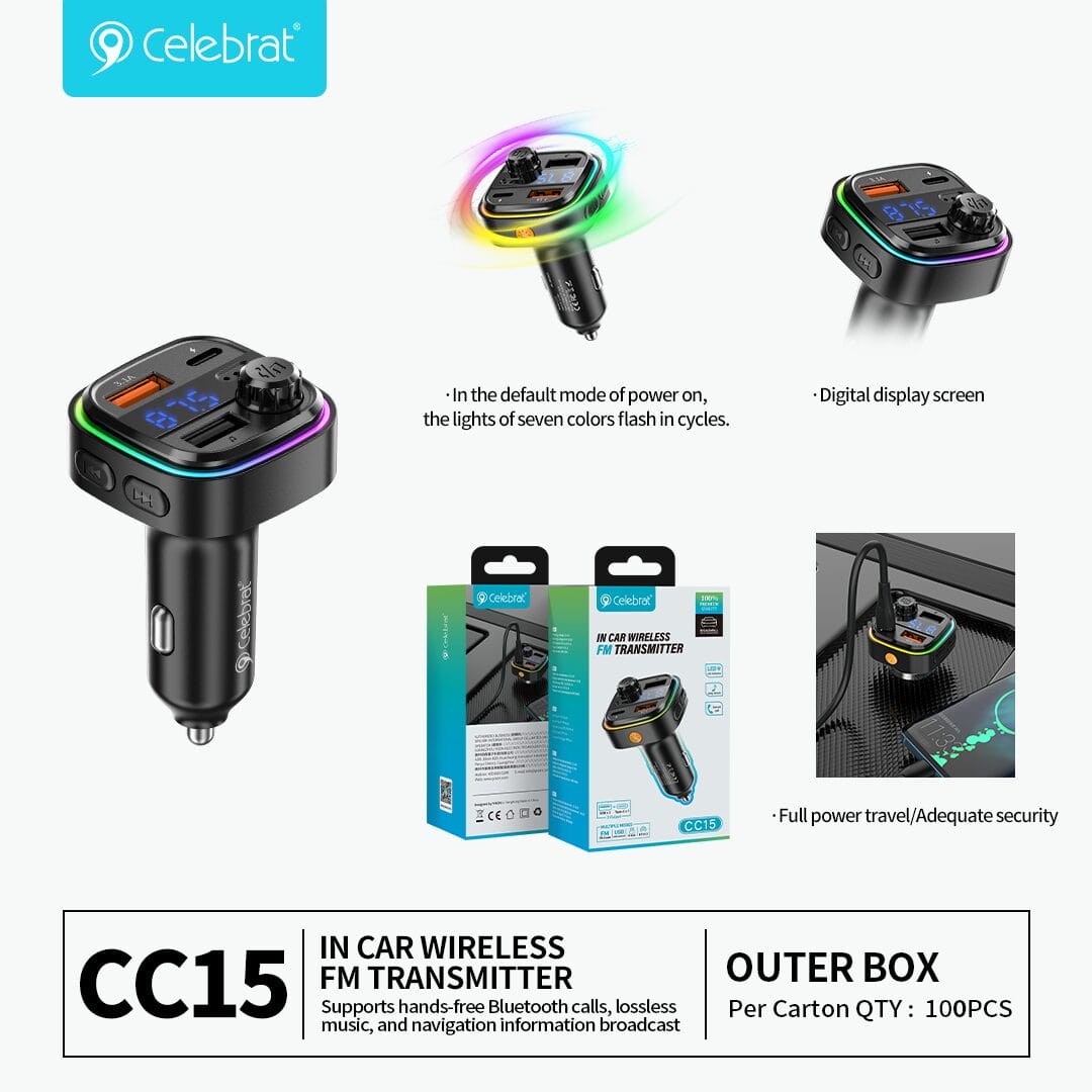 Chargeur de Voiture CC15 Celebrat