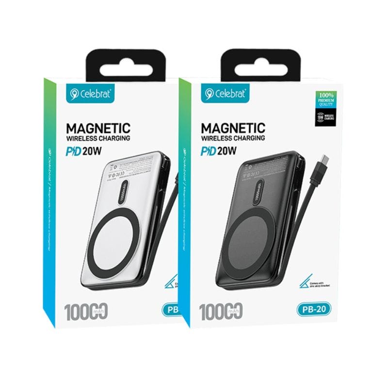 Power Bank Sans Fil & Filaire avec Support 10000mAh PB-20 Celebrat – Image 11