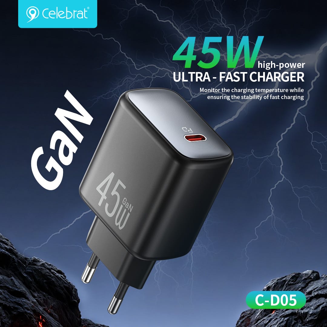 Chargeur Rapide 45W C-D05 Celebrat