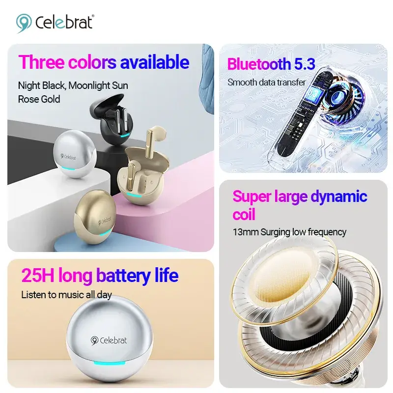 Ecouteurs Bluetooth W61 Celebrat