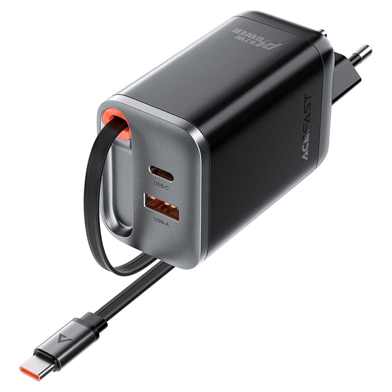 Chargeur Rapide PD67W avec câble USB-C intégré A111 ACEFAST – Image 3