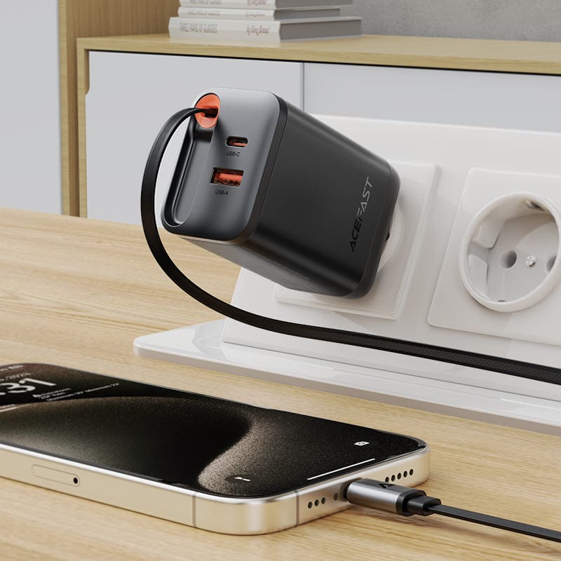 Chargeur Rapide PD67W avec câble USB-C intégré A111 ACEFAST – Image 5