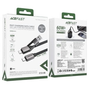 Câble de charge USB-A / USB-C vers USB-C C13-05 ACEFAST