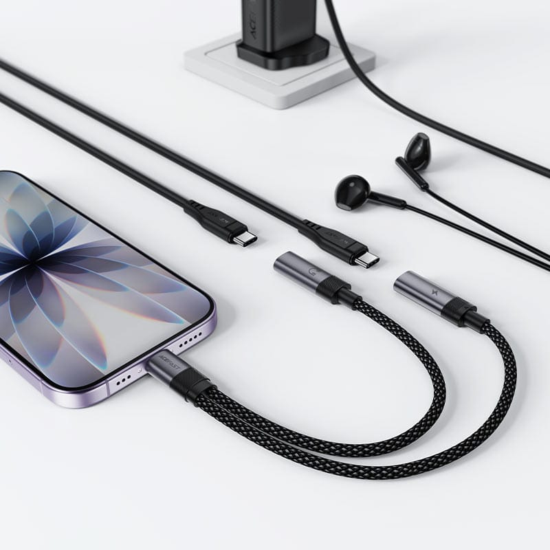 Adaptateur USB-C vers 2x USB-C J14 ACEFAST – Image 3