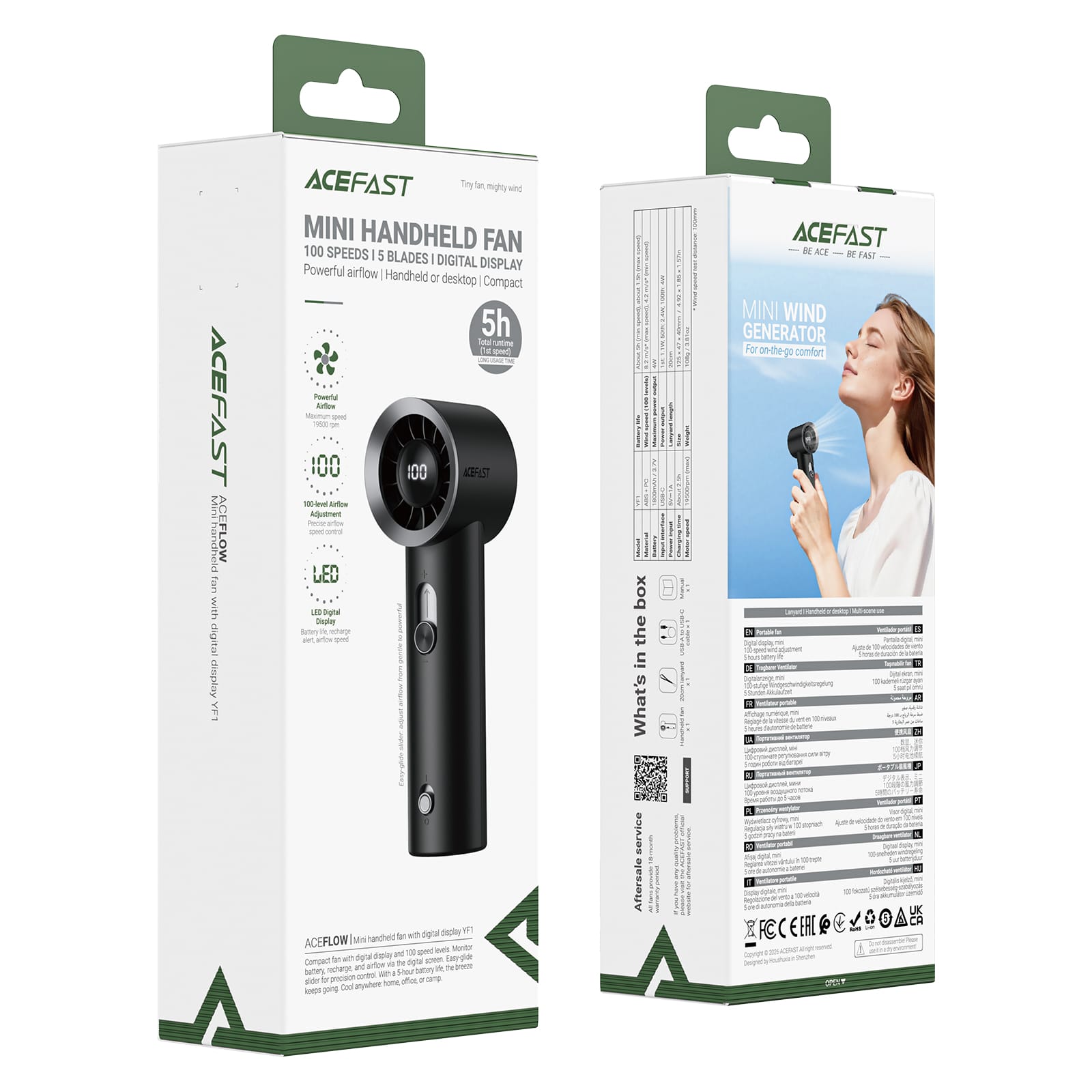 Ventilateur portable YF1 ACEFAST – Image 4