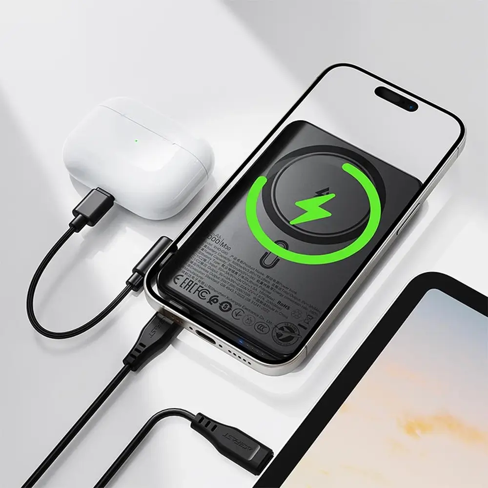 Power Bank magnétique ultra fin 5000 mAh M30 ACEFAST – Image 6