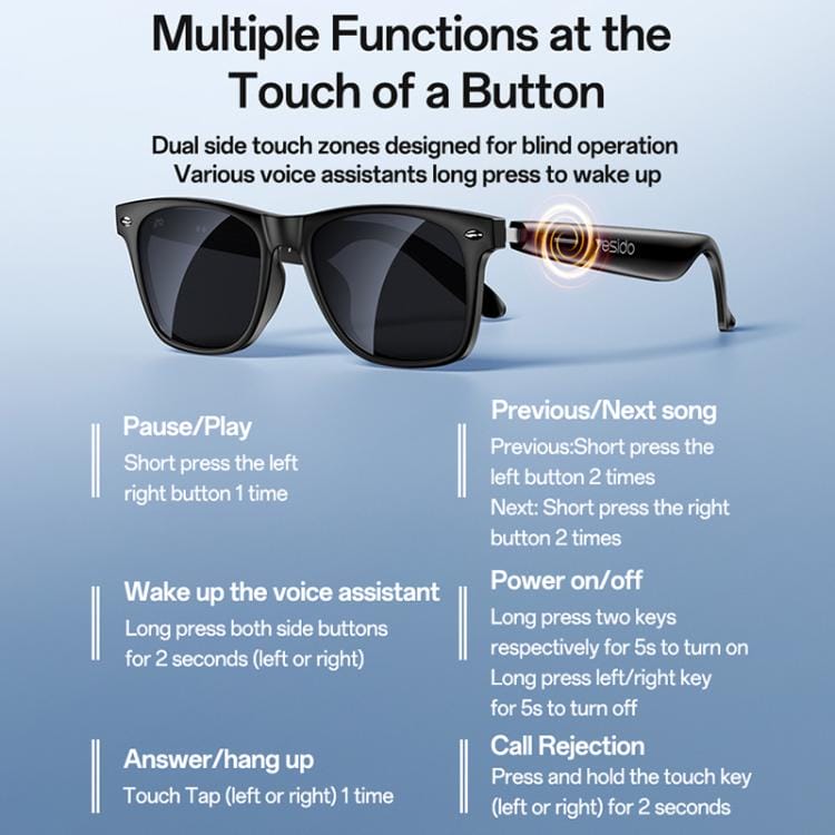 Lunettes Audio Intelligentes IO38 YESIDO
